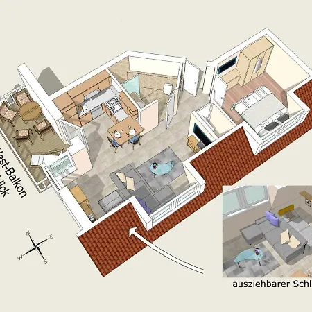 Altmann - 4 Bergfrieden Вилла