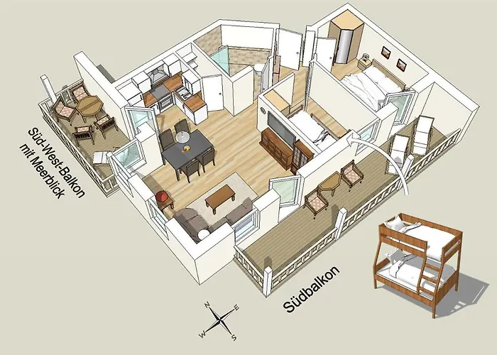 فيلة Altmann - 4 Bergfrieden